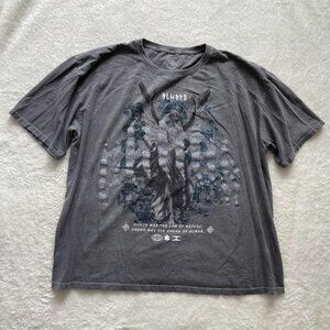 Trust The Universe “Chaos” Glitter Graphic Oversized Tee